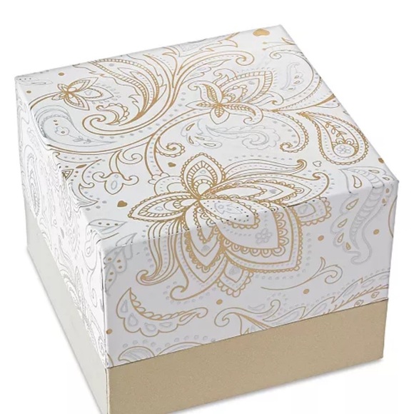 Charter Club Emerald Cut Crystal Ring Plate, Gold - Picture 9 of 11